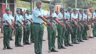 Second Royal Pacific Regiment Welcomes 43 new Soldiers in the the Camp Moam Barracks East Sepik [upl. by Vally515]