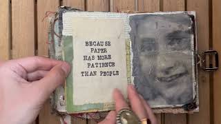 Anne Frank  Mixed Media Artist Book [upl. by Eelirak413]