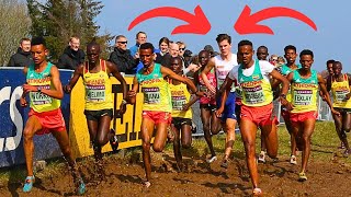 Jakob Ingebrigtsen VS 20 African Champions CRAZY Cross Country Race [upl. by Irol]