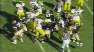 Notre Dame vs Michigan 1998 [upl. by Anaid]