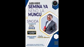 MWL CHRISTOPHER MWAKASEGE SEMINA SINGIDA  DAY 4 TAR 11 SEPTEMBA 2022 [upl. by Cerys]