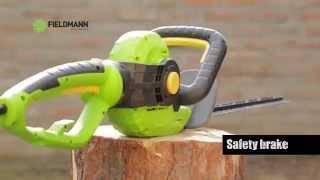 FZN 2002E Electric swivel hedge trimmer Fieldmann [upl. by Rovert]