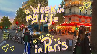 a week in my life at university in Paris ✨🥖🍷 [upl. by Enovahs]