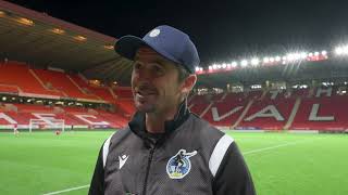 Manager Review  Joey Barton speaks on a euphoric win at Charlton [upl. by Ativoj673]