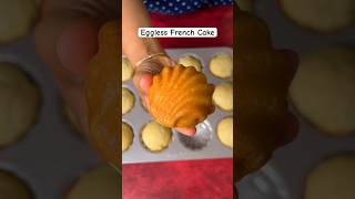 Eggless French Cake  Easy Eggless Madeleines  Quick Tea Time Cake Recipe [upl. by Galligan]