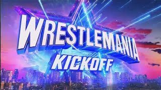 WWE WrestleMania 38 Kickoff Opening [upl. by Ardnama]