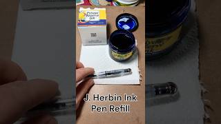 How to refill a J Herbin Ink Pen [upl. by Dehlia]