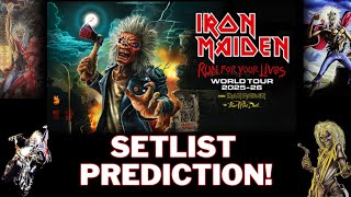 Iron Maiden Run For Your Lives Tour Setlist Predictions [upl. by Gabrielle364]