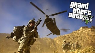 MISSIONE MILITARE SU GTA 5  INFILTRAZIONE TATTICA SEGRETA  GTA 5 MOD ITA [upl. by Oirad732]