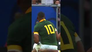 Cant stop Damian Willemse rugby speed fast tackle rwc2023 shorts [upl. by Funch553]