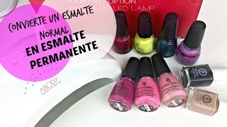 Utiliza tus Esmaltes Tradicionales como Esmaltes de Gel [upl. by Lotsirhc]