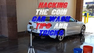 Coin Operated Car Wash Tips and Tricks  6th gen Camaro SS Wash [upl. by Neelrahc192]