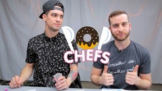 PopChefs Making Yummy Nummies with Brendon Urie of Panic At The Disco [upl. by Allenaj150]