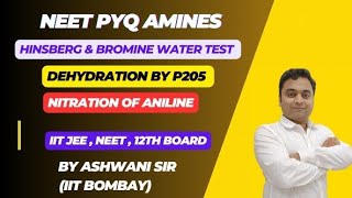 hinsberg test bromine water test  amp nitration of aniline  role of p2o5 [upl. by Odie]