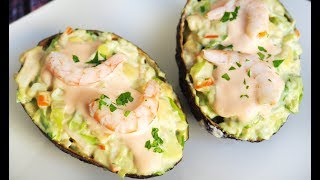 AGUACATES RELLENOS  Primer plato y entrante para Fiestas y Navidad [upl. by Thorncombe]