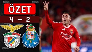 Benfica 42 Porto MAÇ ÖZETİ  Portekiz Ligi 2024  eFootball Türkçe Simülasyon [upl. by Ralaigh811]