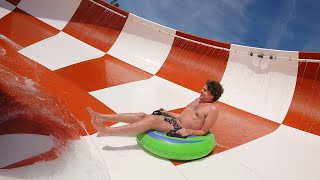 Space Boat Bowl Slide at Atlantic Toboggan Water Park [upl. by Giamo]