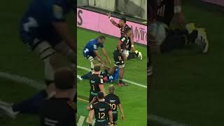 What a tackle 🤯 INCREDIBLE trysaver on Beauden Barrett [upl. by Ramu835]