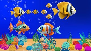 Bedtime Lullabies and Peaceful Fish Animation Lullaby Aquarium Soothing fishes fishlullaby 18 [upl. by Aiepoissac]