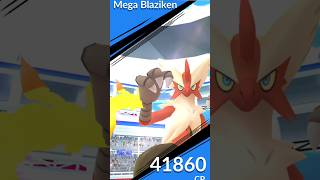 Mega Blaziken Raid in Pokemon go shorts megablaziken blaziken pokemongo pokemon mystic7 [upl. by Anirda]