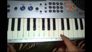 Play Emptiness on PianoKeyboard Easy Tutorial [upl. by Ammadas58]