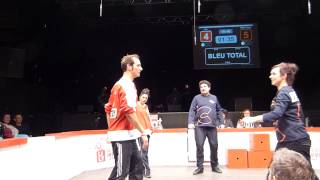 Bleu total  Match dimpro HeroCorp vs Lily  24012015  Transbordeur [upl. by Ycnan]