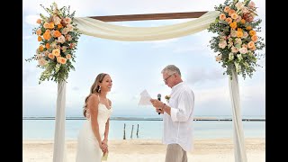 Beautiful Wedding Elopement for Jennifer amp Mark at Andaz Mayakoba [upl. by Ohploda382]