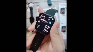 Глюкометр ELEGANT black Смартгодинник Рівень цукру в крові Пульс Кровяний тиск IP67 [upl. by Yendor]