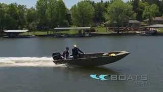 Lowe Frontier Series Aluminum Fishing Boat Review  Performance Test [upl. by Sillihp]