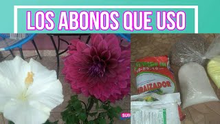 TIPOS ABONOS PARA QUE TUS PLANTAS FLORESCAN CRESCAN Y DEN FRUTOS [upl. by Kelbee]