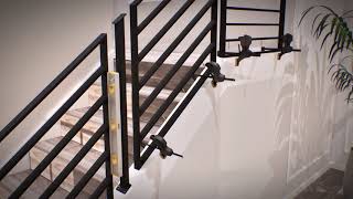 Element Modern Railing System  Knee Wall Installation Overview [upl. by Joshia]