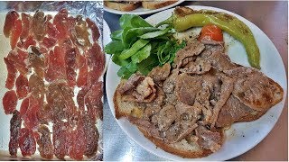 Turkish Lamb Doner Kebap Meat Homemade Baking Recipe [upl. by Resiak]