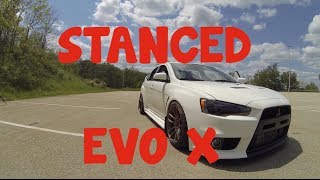 fineTUNED Beautiful Stanced 350hp Evo X [upl. by Verras767]