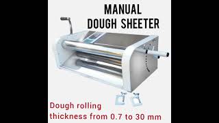 Manual dough sheeter for home use roller machine  Bakery Machine and equipment for home amp business [upl. by Iman]