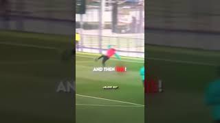 Acrobatic goals in practice bicyclekickronaldo [upl. by Htenywg992]