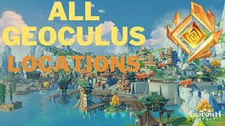 All Geoculus Locations 100 Exploration Genshin Impact [upl. by Laith881]