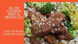 Slow Cooker Beef amp Broccoli slowcookerrecipe beef broccoli [upl. by Akerdnuhs]