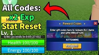 New Blox Fruits EXP Codes 2024  Stat Reset [upl. by Dnaltiac113]