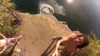 Cliffjump carrière de Boucherville Gopro [upl. by Kirsten]