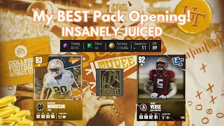 BEST PACK OPENING ON COLLEGE FOOTBALL OVER 4 MILION COINS IN PULLS [upl. by Krissie]