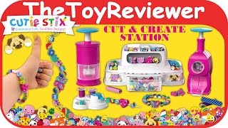 Cutie Stix Cut amp Create Station Set Bracelets Jewelry Nail Art Unboxing Toy Review by TheToyReviewer [upl. by Elrahc]