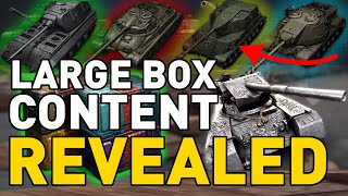 LARGE BOX CONTENT REVEALED in World of Tanks [upl. by Ansell]