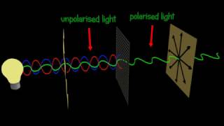 Polarization  Polarizer  Explained and animated 3d [upl. by Enerak]