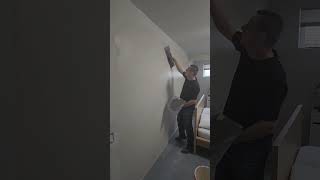 Skimming entire wall after removing wallpaper [upl. by Skipper892]