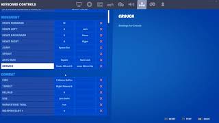 How to crouch fast in Fortnite pc without using ctrl and space bar [upl. by Sorgalim588]