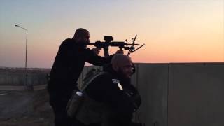 Iraqi Special forces fight ISIS at Balad Air Base [upl. by Enilemme]