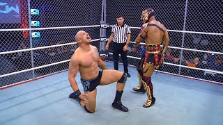 Edge Stone vs Savage King STEEL CAGE MATCH Reality Of Wrestling [upl. by Earased]