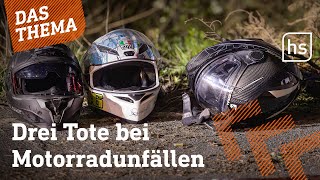 Motorradunfälle Warum das Alter eine Rolle spielt  hessenschau DAS THEMA [upl. by Hayn]