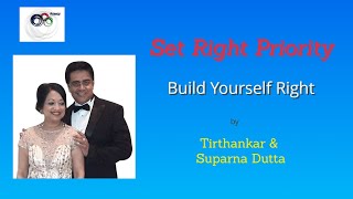 Diamond speechSuccess story of Tirthankar amp Suparna DuttaSet Right Priority  Build Yourself Right [upl. by Gannon]