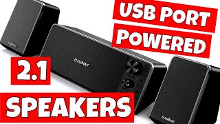 BEST BUDGET USB Powered 21 Speakers Elegiant SR800 With Bluetooth [upl. by Leiruh969]